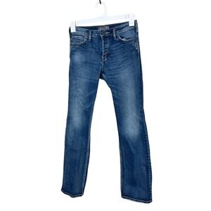 Silver Jeans Co.‎ Women's Anniversary Frisco Blue Denim Jeans Bootcut Size 27